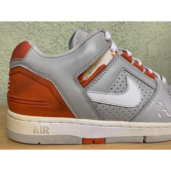 NIKE AIR FORCE 2 II GREY ORANGE 305602-013 ALPHA PHYSICAL CLUB terminator Sz 8.5 main image 10